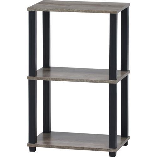 不二貿易  【組立品】フィット ３段ラック ＮＡ×ＢＫ 99770【代引・日時指定・キャンセル不可・北海道沖縄離島配送不可】