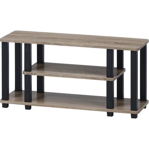 不二貿易 【組立品】フィット TVラック W80 NA×BK 99910【代引・日時指定・キャンセル不可・北海道沖縄離島配送不可】