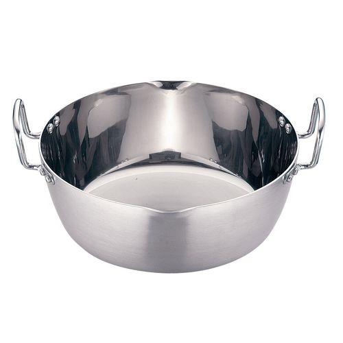 本間製作所 クラッド鋼 両手雪平鍋 33cm