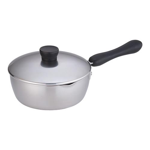 本間製作所 エルム IH 3層鋼 ユキヒラパン 18cm