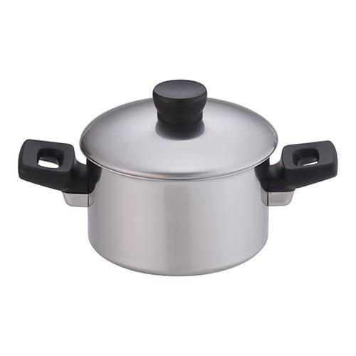 本間製作所 エルム IH 3層鋼 両手鍋 18cm