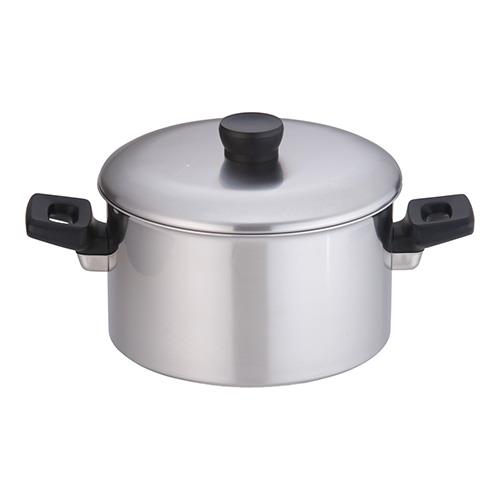 本間製作所 エルム IH 3層鋼 両手鍋 24cm