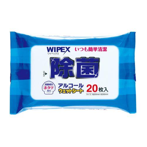 アーテック 大成薬品工業 株 ワイペックス ホタテ除菌アルコールウェットシート20枚入30組 51390 [除菌用品][ウェットティッシュ・ペーパータオル][衛生用品][消毒][感染対策][手洗い][清潔][コロナ][インフエンザ][