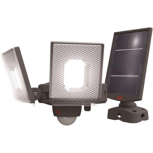 ムサシ(musashi) S-240L 7.5W×2灯スライド型LEDソーラーセンサーライト USB･ソーラー充電