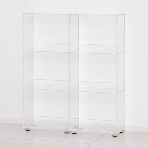 クロシオ 【完成品】 アクリリック 極薄コミック収納2個組