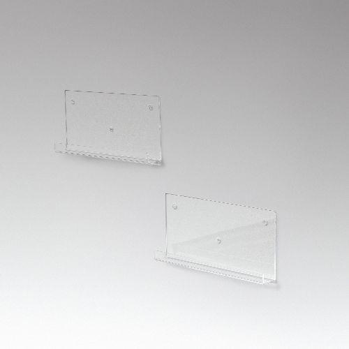 クロシオ 【完成品】アクリリックウォールシェルフW38浅型 2個組