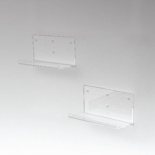 クロシオ 【完成品】アクリリックウォールシェルフW38深型 2個組