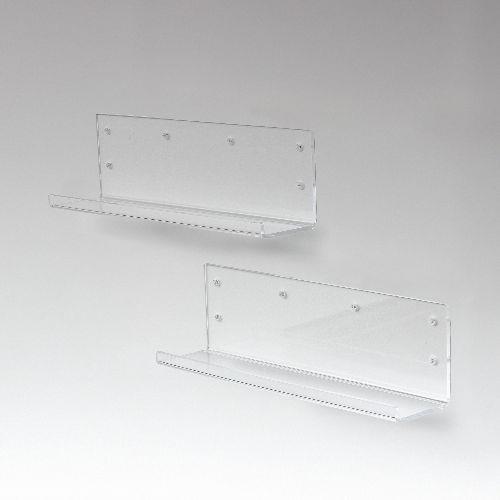 クロシオ 【完成品】アクリリックウォールシェルフW60深型 2個組