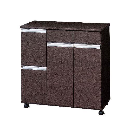 クロシオ 【一部組立】23715 ダイニングダストボックス4D ブラウン