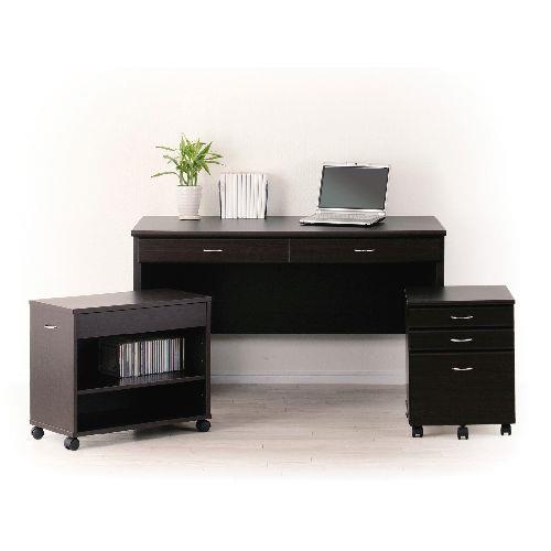 クロシオ 【一部組立】25165 システムデスク120 ブラウン