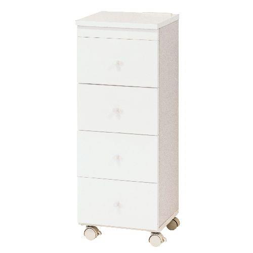 クロシオ 【完成品】27632 スリムワゴンW30 ホワイト