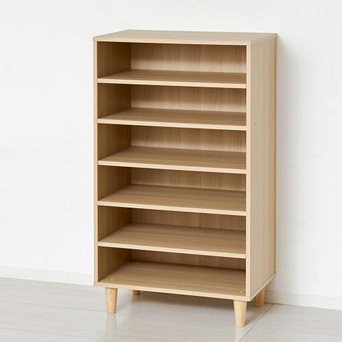 クロシオ 【組立式】39449 NewオープンシューズボックスW60 ナチュラル