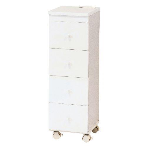 クロシオ 【完成品】52874 スリムワゴンW25 ホワイト