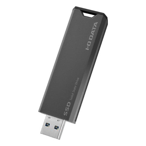 IODATA(アイ・オー・データ) SSPS-US1GR/Y USB 10Gbps(USB 3.2 Gen2)対応 スティックSSD 1TB テレビ録画対応 キャップレス・スライド式