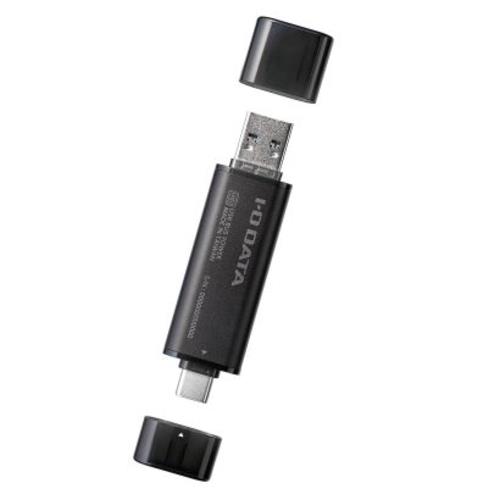 IODATA(アイ・オー・データ) SSPQ-USC2 USB 10Gbps(USB 3.2 Gen2)USB-A&USB-C対応 スティックSSD 2TB キャップ付き