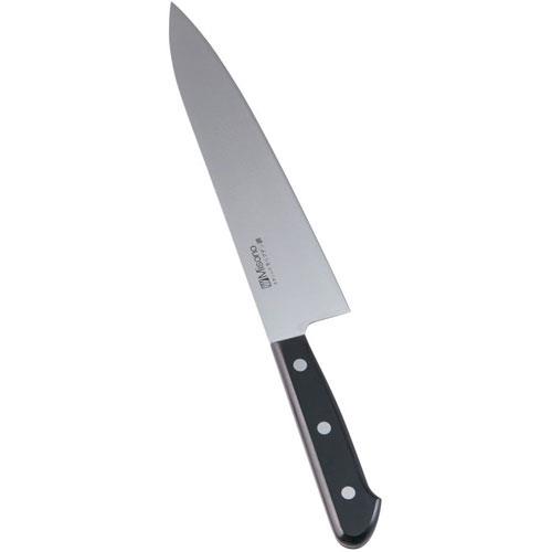 ミソノ刃物 モリブデン鋼 牛刀 19.5cm ツバナシ No618