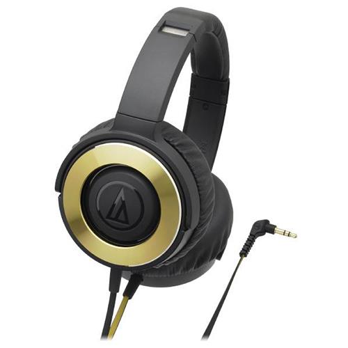 オーディオテクニカ(audio-technica) ATH-WS550 BGD ブラックゴールド SOLID BASS ポータブルヘッドホン
