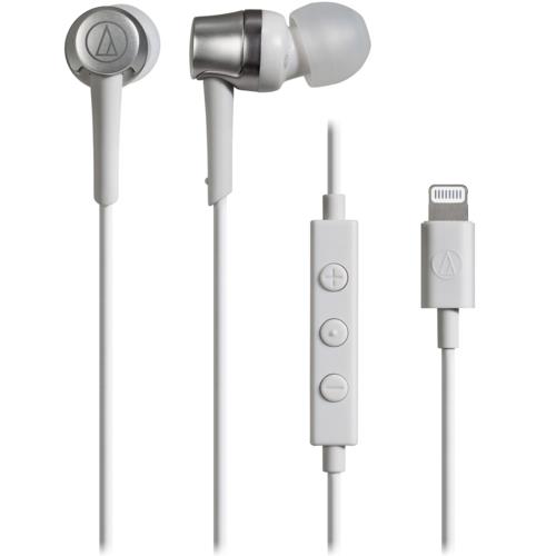 オーディオテクニカ(audio-technica) ATH-CKD3Li WH ホワイト Lightning用イヤホン