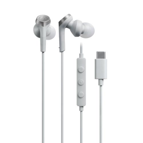 オーディオテクニカ(audio-technica) ATH-CKS330C WH ホワイト USB Type-C用イヤホン