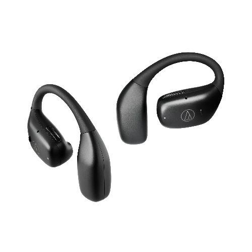 【長期保証付】オーディオテクニカ(audio-technica) ATH-AC5TW-BK ブラック 完全ワイヤレスイヤホン オープンイヤー Bluetooth5.4 ながら聴きイヤホン