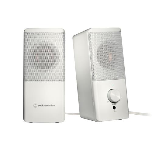 オーディオテクニカ(audio-technica) AT-SP95-WH ホワイト USBアクティブスピーカー アンプ内蔵