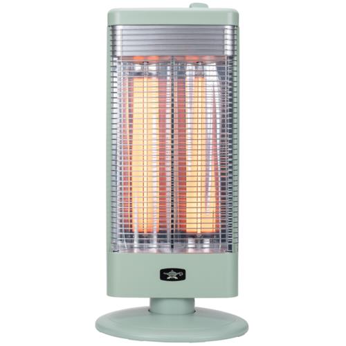 アラジン AEH-G1000A-G グリーン グラファイトヒーター 4段階切替 コード掛け 転倒OFFスイッチ 自動+手動首振り