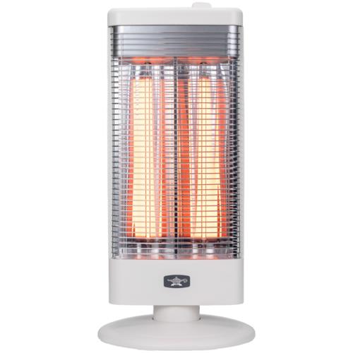 アラジン AEH-G1000A-W ホワイト グラファイトヒーター 4段階切替 コード掛け 転倒OFFスイッチ 自動+手動首振り