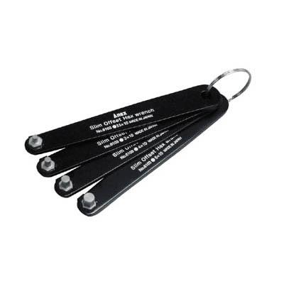 兼古製作所 6103-F スリムオフセット六角レンチ4本組