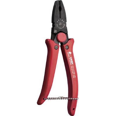 マルト長谷川工作所 PU-166R パワーアップペンチ レッド 165