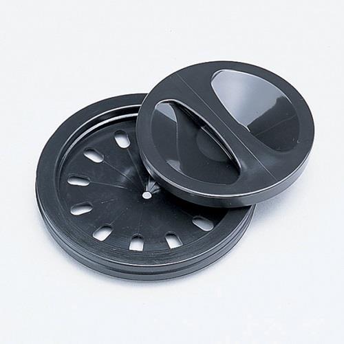 伸晃 SP-204 ブラック 排水口 ふた 流し用菊割れゴム・止水セット