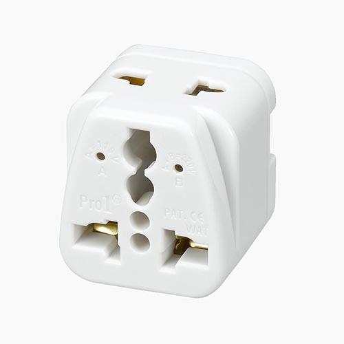 ヤザワ HPM5SWH ホワイト プラグが変形!海外用電源プラグマルチタイプ