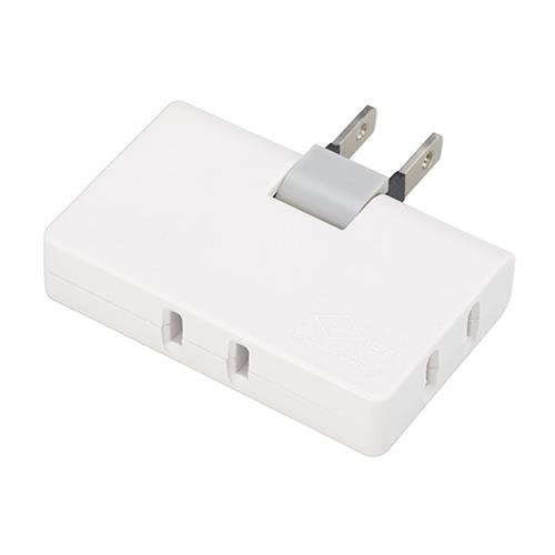 ヤザワ Y02ELPC300WH ホワイト コーナータップ3個口