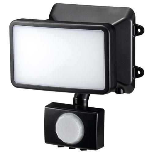 ヤザワ SLR6LEA ブラック AC式 6WLED センサーライト 1灯