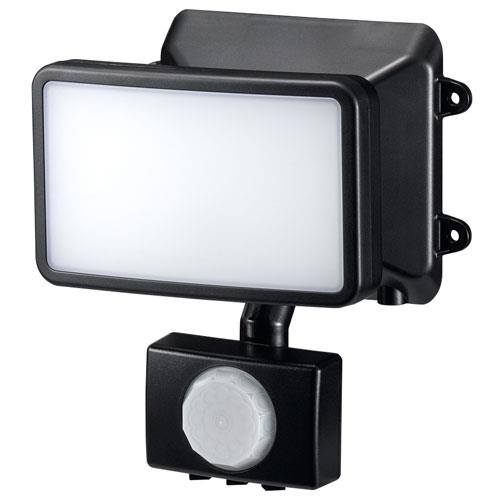 ヤザワ SLR3LEB ブラック 乾電池式 3WLED センサーライト 1灯