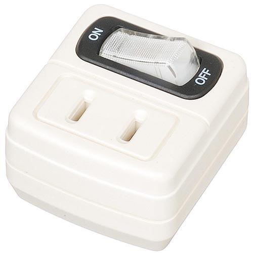 ヤザワ Y02F110WH ホワイト 省エネタップ1個口