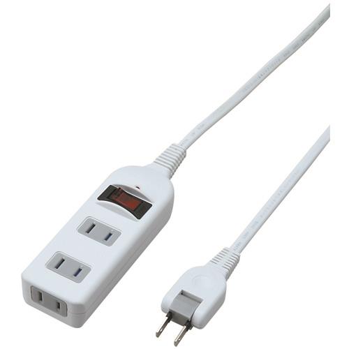 ヤザワ ノイズフィルター集中SW付 3個口 5m Y02BNS315WH ホワイト