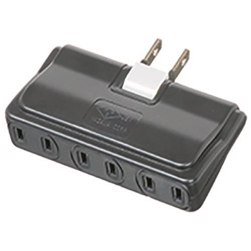 ヤザワ Y02U300BK ブラック 耐トラ付アンダータップ3個口