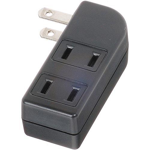 ヤザワ Y02S300BK ブラック 耐トラ付サイドタップ3個口