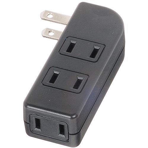 ヤザワ Y02SU400BK ブラック 耐トラ付サイドタップ4個口