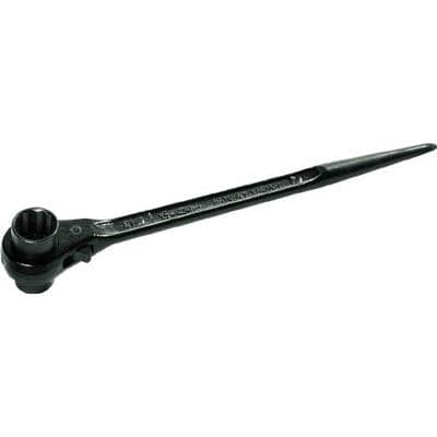 スーパーツール RN-2730 両口ラチェットレンチ 爪式 六角対辺:27×30