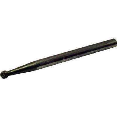 スーパーツール SB8A01 超硬バーシャンク径3ミリ 球型 ダブルカット 刃径：2.5