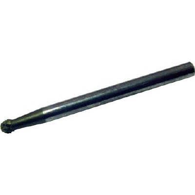 スーパーツール SB8A02 超硬バーシャンク径3mm 球型 ダブルカット 刃径:3.0