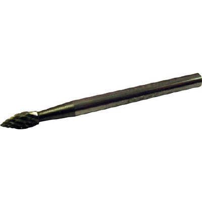 スーパーツール SB51A01 超硬バーシャンク径3mm 楕円型 ダブルカット 刃径:3.0