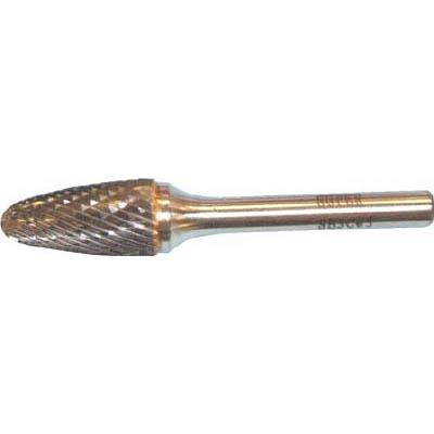 スーパーツール SB3C05 超硬バーシャンク径6ミリ 砲弾型 ダブルカット 刃径:12.7