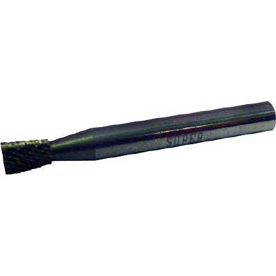 スーパーツール SB52C01 超硬バーシャンク径6mm 逆テーパー型 ダブルカット 刃径：6.0