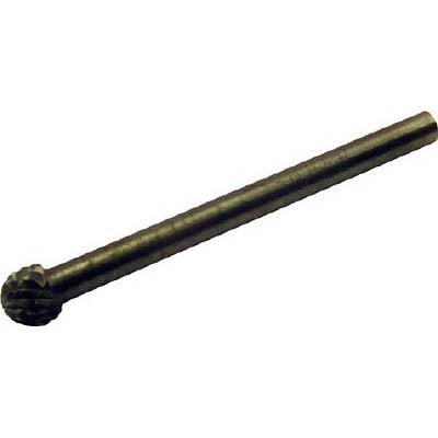 スーパーツール SB8D06 超硬バーシャンク径3mm 球型 ダブルカット 刃径:5.0