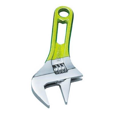 スーパーツール MWM24SY ワイドモンキレンチショートタイプ クリアイエロー 口開:0~24