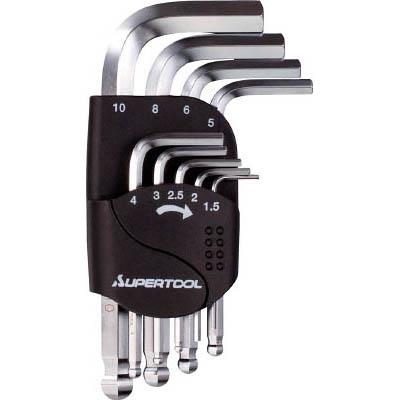 スーパーツール HKSB9S ボールポイント六角棒レンチ 9本組 1.5~10mm