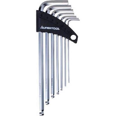 スーパーツール HKLB7S ロングボールポイント六角棒レンチ 7本組 1.5~6mm