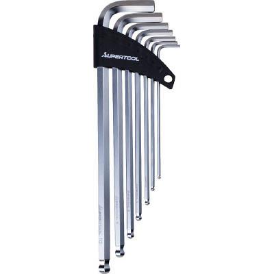 スーパーツール HKXB7SB エクストラロングボールポイント六角棒レンチ 7本組 2.5~10mm